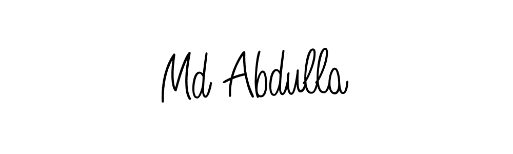 Also You can easily find your signature by using the search form. We will create Md Abdulla name handwritten signature images for you free of cost using Angelique-Rose-font-FFP sign style. Md Abdulla signature style 5 images and pictures png