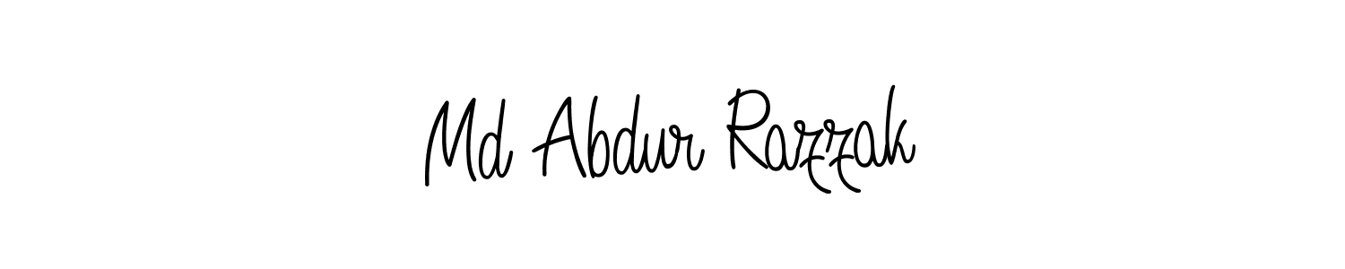 Md Abdur Razzak stylish signature style. Best Handwritten Sign (Angelique-Rose-font-FFP) for my name. Handwritten Signature Collection Ideas for my name Md Abdur Razzak. Md Abdur Razzak signature style 5 images and pictures png