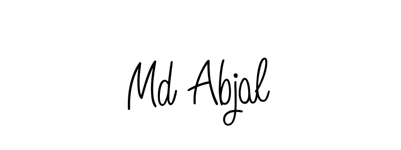 How to Draw Md Abjal signature style? Angelique-Rose-font-FFP is a latest design signature styles for name Md Abjal. Md Abjal signature style 5 images and pictures png