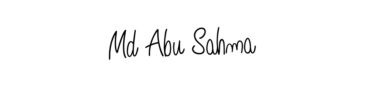 Check out images of Autograph of Md Abu Sahma name. Actor Md Abu Sahma Signature Style. Angelique-Rose-font-FFP is a professional sign style online. Md Abu Sahma signature style 5 images and pictures png