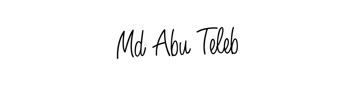 Make a beautiful signature design for name Md Abu Teleb. Use this online signature maker to create a handwritten signature for free. Md Abu Teleb signature style 5 images and pictures png