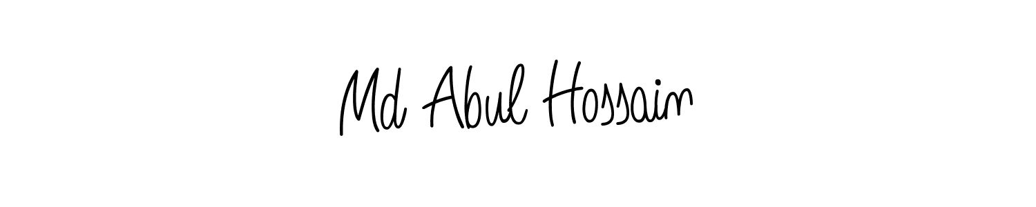 if you are searching for the best signature style for your name Md Abul Hossain. so please give up your signature search. here we have designed multiple signature styles  using Angelique-Rose-font-FFP. Md Abul Hossain signature style 5 images and pictures png