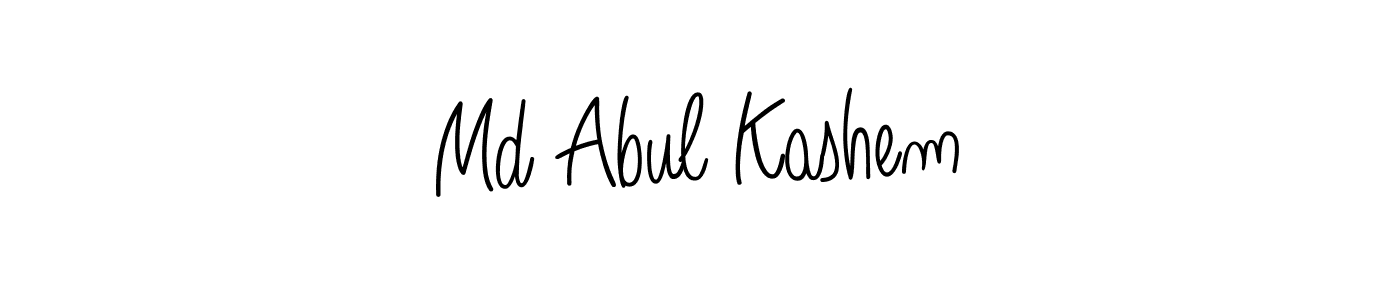 Md Abul Kashem stylish signature style. Best Handwritten Sign (Angelique-Rose-font-FFP) for my name. Handwritten Signature Collection Ideas for my name Md Abul Kashem. Md Abul Kashem signature style 5 images and pictures png