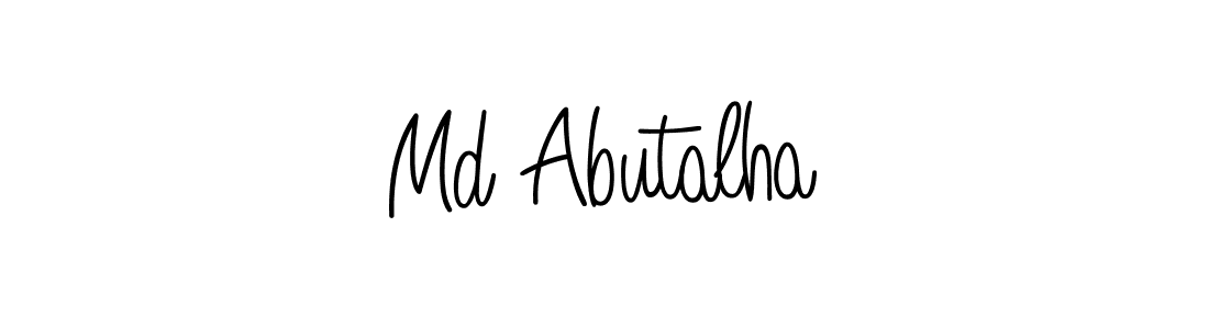 Here are the top 10 professional signature styles for the name Md Abutalha. These are the best autograph styles you can use for your name. Md Abutalha signature style 5 images and pictures png