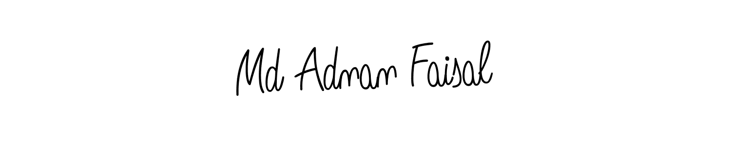 Design your own signature with our free online signature maker. With this signature software, you can create a handwritten (Angelique-Rose-font-FFP) signature for name Md Adnan Faisal. Md Adnan Faisal signature style 5 images and pictures png