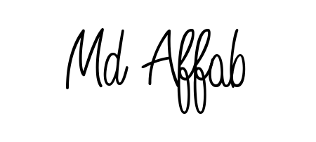 Check out images of Autograph of Md Affab name. Actor Md Affab Signature Style. Angelique-Rose-font-FFP is a professional sign style online. Md Affab signature style 5 images and pictures png