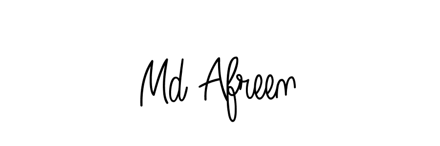 How to make Md Afreen signature? Angelique-Rose-font-FFP is a professional autograph style. Create handwritten signature for Md Afreen name. Md Afreen signature style 5 images and pictures png