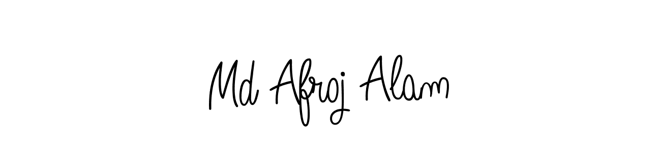 How to make Md Afroj Alam name signature. Use Angelique-Rose-font-FFP style for creating short signs online. This is the latest handwritten sign. Md Afroj Alam signature style 5 images and pictures png