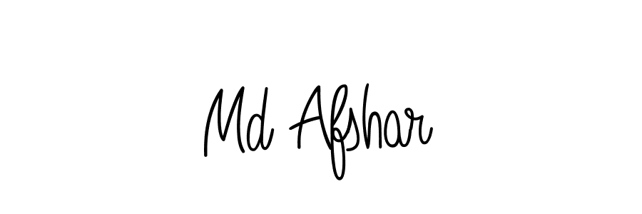 Create a beautiful signature design for name Md Afshar. With this signature (Angelique-Rose-font-FFP) fonts, you can make a handwritten signature for free. Md Afshar signature style 5 images and pictures png