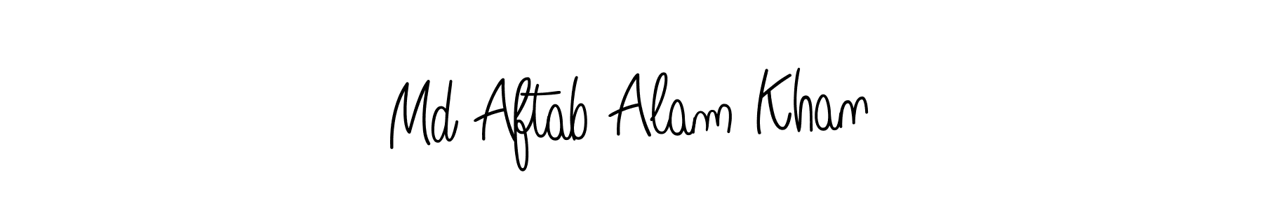 Design your own signature with our free online signature maker. With this signature software, you can create a handwritten (Angelique-Rose-font-FFP) signature for name Md Aftab Alam Khan. Md Aftab Alam Khan signature style 5 images and pictures png