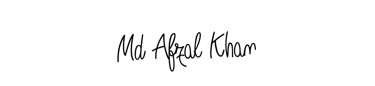 Make a beautiful signature design for name Md Afzal Khan. With this signature (Angelique-Rose-font-FFP) style, you can create a handwritten signature for free. Md Afzal Khan signature style 5 images and pictures png