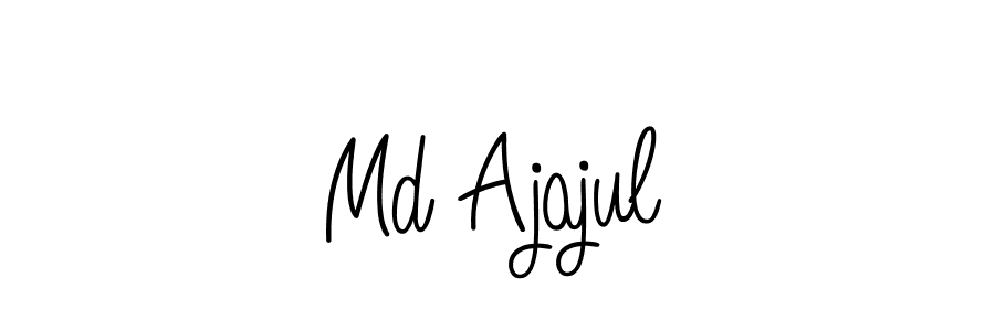 Make a short Md Ajajul signature style. Manage your documents anywhere anytime using Angelique-Rose-font-FFP. Create and add eSignatures, submit forms, share and send files easily. Md Ajajul signature style 5 images and pictures png