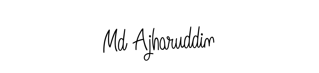 Make a short Md Ajharuddin signature style. Manage your documents anywhere anytime using Angelique-Rose-font-FFP. Create and add eSignatures, submit forms, share and send files easily. Md Ajharuddin signature style 5 images and pictures png