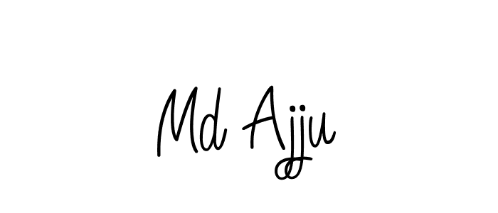 How to make Md Ajju signature? Angelique-Rose-font-FFP is a professional autograph style. Create handwritten signature for Md Ajju name. Md Ajju signature style 5 images and pictures png