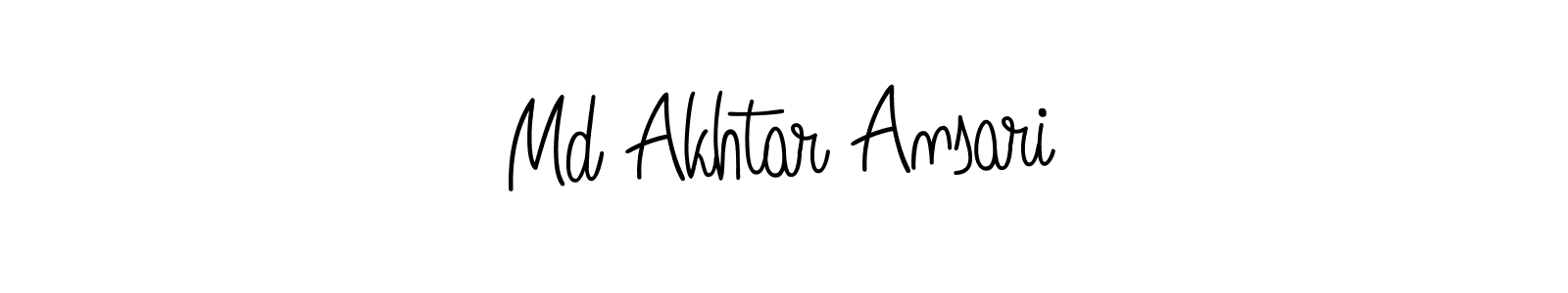 You can use this online signature creator to create a handwritten signature for the name Md Akhtar Ansari. This is the best online autograph maker. Md Akhtar Ansari signature style 5 images and pictures png