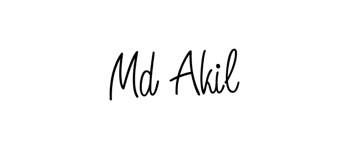 Once you've used our free online signature maker to create your best signature Angelique-Rose-font-FFP style, it's time to enjoy all of the benefits that Md Akil name signing documents. Md Akil signature style 5 images and pictures png