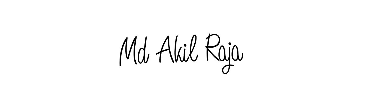 Make a short Md Akil Raja signature style. Manage your documents anywhere anytime using Angelique-Rose-font-FFP. Create and add eSignatures, submit forms, share and send files easily. Md Akil Raja signature style 5 images and pictures png