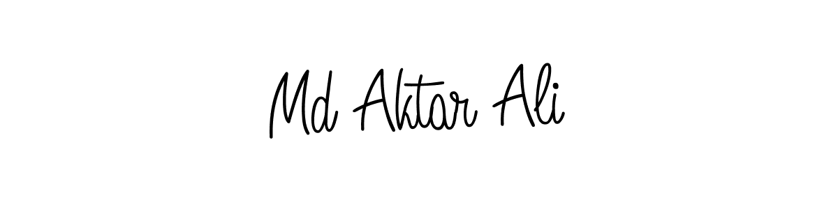 Make a short Md Aktar Ali signature style. Manage your documents anywhere anytime using Angelique-Rose-font-FFP. Create and add eSignatures, submit forms, share and send files easily. Md Aktar Ali signature style 5 images and pictures png