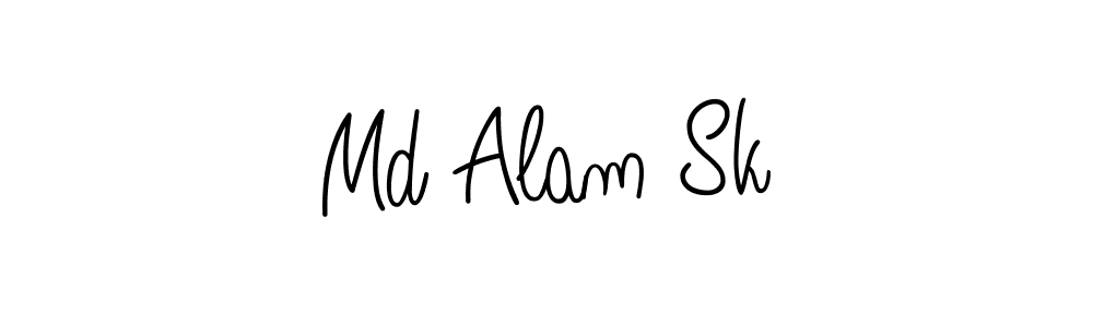 How to Draw Md Alam Sk signature style? Angelique-Rose-font-FFP is a latest design signature styles for name Md Alam Sk. Md Alam Sk signature style 5 images and pictures png