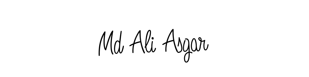 Make a beautiful signature design for name Md Ali Asgar. With this signature (Angelique-Rose-font-FFP) style, you can create a handwritten signature for free. Md Ali Asgar signature style 5 images and pictures png