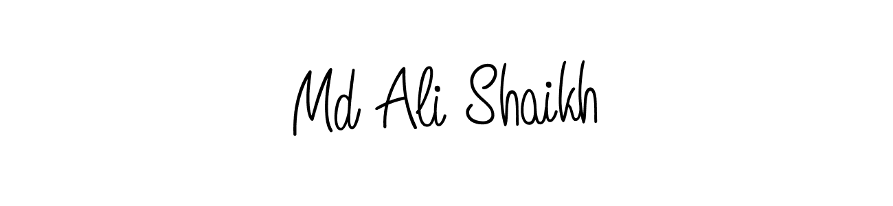 You can use this online signature creator to create a handwritten signature for the name Md Ali Shaikh. This is the best online autograph maker. Md Ali Shaikh signature style 5 images and pictures png