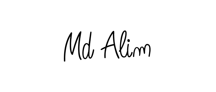 Create a beautiful signature design for name Md Alim. With this signature (Angelique-Rose-font-FFP) fonts, you can make a handwritten signature for free. Md Alim signature style 5 images and pictures png