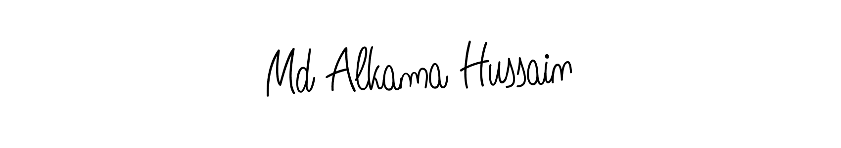 Also You can easily find your signature by using the search form. We will create Md Alkama Hussain name handwritten signature images for you free of cost using Angelique-Rose-font-FFP sign style. Md Alkama Hussain signature style 5 images and pictures png