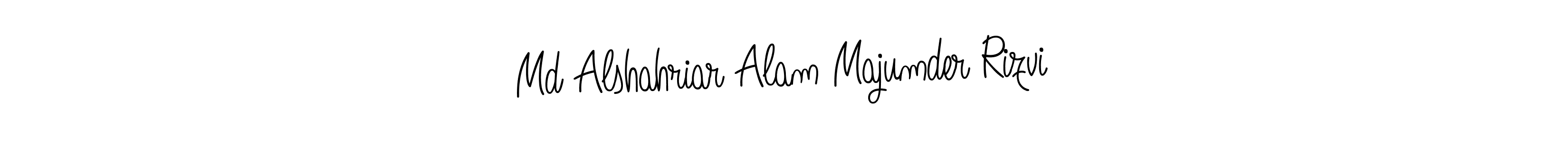 How to make Md Alshahriar Alam Majumder Rizvi signature? Angelique-Rose-font-FFP is a professional autograph style. Create handwritten signature for Md Alshahriar Alam Majumder Rizvi name. Md Alshahriar Alam Majumder Rizvi signature style 5 images and pictures png