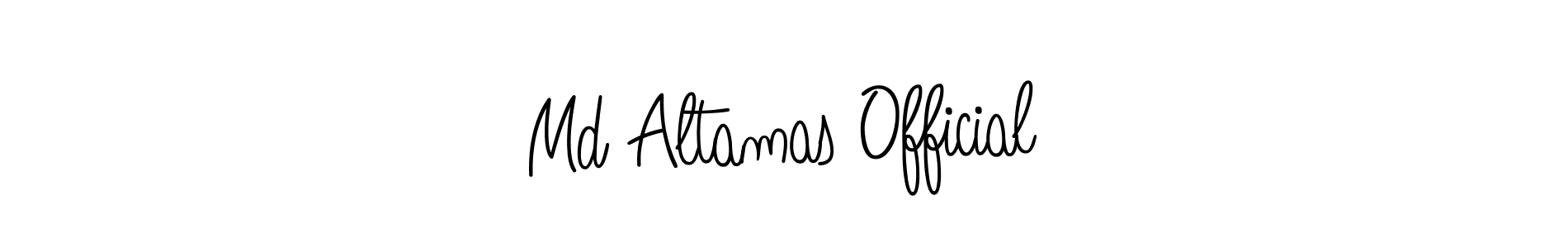 How to make Md Altamas Official signature? Angelique-Rose-font-FFP is a professional autograph style. Create handwritten signature for Md Altamas Official name. Md Altamas Official signature style 5 images and pictures png