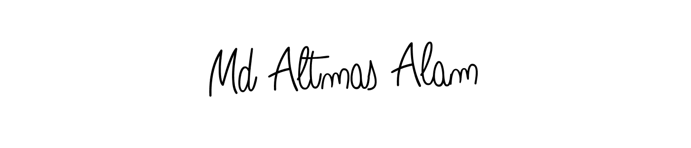 How to make Md Altmas Alam name signature. Use Angelique-Rose-font-FFP style for creating short signs online. This is the latest handwritten sign. Md Altmas Alam signature style 5 images and pictures png
