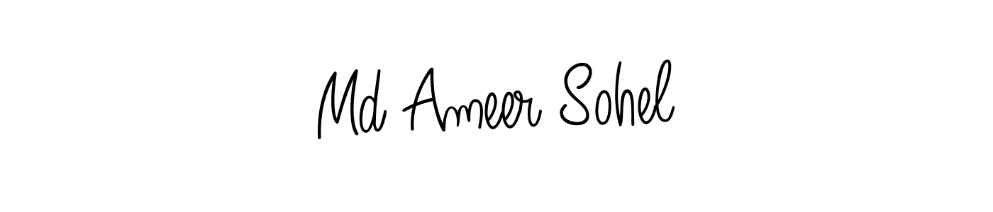 Also You can easily find your signature by using the search form. We will create Md Ameer Sohel name handwritten signature images for you free of cost using Angelique-Rose-font-FFP sign style. Md Ameer Sohel signature style 5 images and pictures png