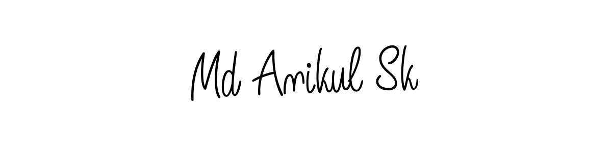 Angelique-Rose-font-FFP is a professional signature style that is perfect for those who want to add a touch of class to their signature. It is also a great choice for those who want to make their signature more unique. Get Md Anikul Sk name to fancy signature for free. Md Anikul Sk signature style 5 images and pictures png