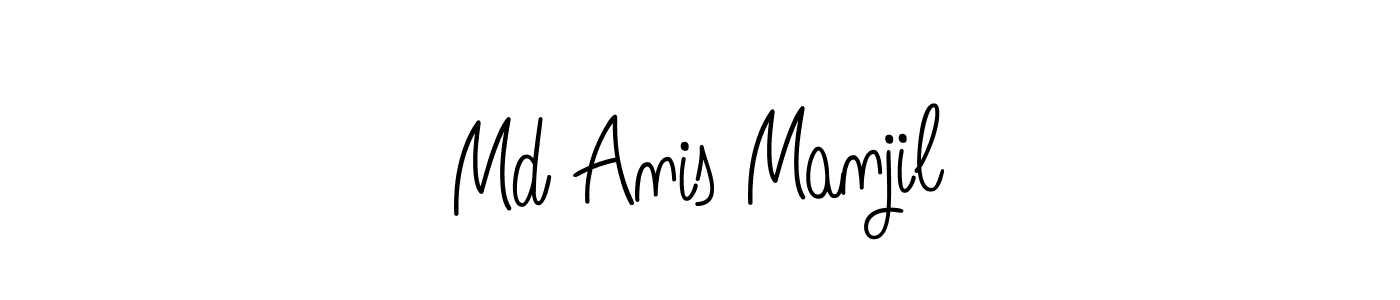 Also we have Md Anis Manjil name is the best signature style. Create professional handwritten signature collection using Angelique-Rose-font-FFP autograph style. Md Anis Manjil signature style 5 images and pictures png