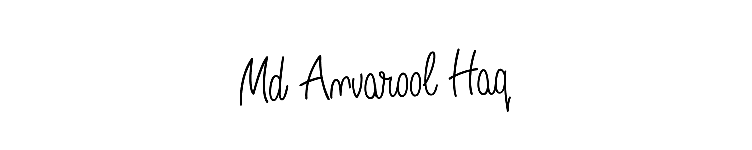 Make a short Md Anvarool Haq signature style. Manage your documents anywhere anytime using Angelique-Rose-font-FFP. Create and add eSignatures, submit forms, share and send files easily. Md Anvarool Haq signature style 5 images and pictures png