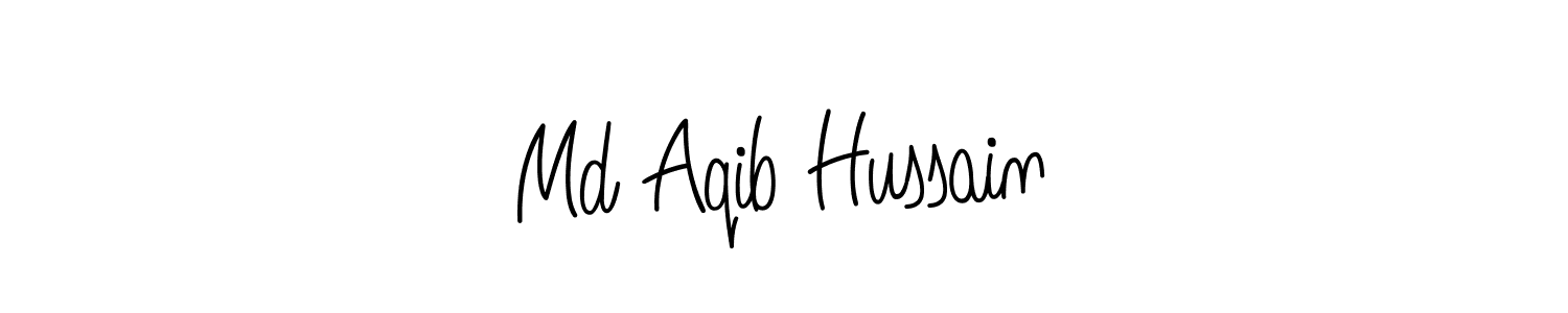 You can use this online signature creator to create a handwritten signature for the name Md Aqib Hussain. This is the best online autograph maker. Md Aqib Hussain signature style 5 images and pictures png