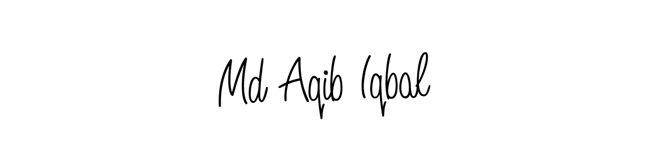 Also we have Md Aqib Iqbal name is the best signature style. Create professional handwritten signature collection using Angelique-Rose-font-FFP autograph style. Md Aqib Iqbal signature style 5 images and pictures png