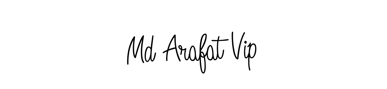 if you are searching for the best signature style for your name Md Arafat Vip. so please give up your signature search. here we have designed multiple signature styles  using Angelique-Rose-font-FFP. Md Arafat Vip signature style 5 images and pictures png