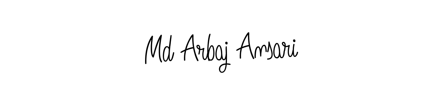 if you are searching for the best signature style for your name Md Arbaj Ansari. so please give up your signature search. here we have designed multiple signature styles  using Angelique-Rose-font-FFP. Md Arbaj Ansari signature style 5 images and pictures png