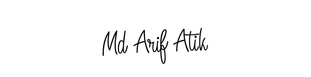 How to make Md Arif Atik signature? Angelique-Rose-font-FFP is a professional autograph style. Create handwritten signature for Md Arif Atik name. Md Arif Atik signature style 5 images and pictures png