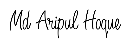Make a short Md Aripul Hoque signature style. Manage your documents anywhere anytime using Angelique-Rose-font-FFP. Create and add eSignatures, submit forms, share and send files easily. Md Aripul Hoque signature style 5 images and pictures png
