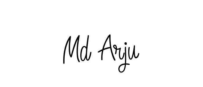 This is the best signature style for the Md Arju name. Also you like these signature font (Angelique-Rose-font-FFP). Mix name signature. Md Arju signature style 5 images and pictures png