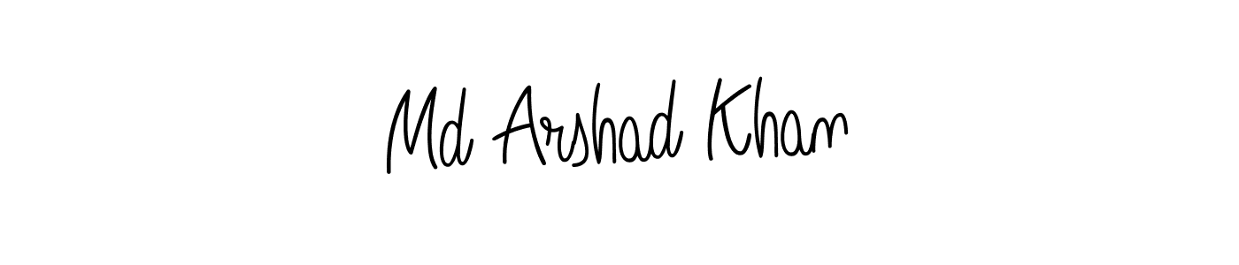 Design your own signature with our free online signature maker. With this signature software, you can create a handwritten (Angelique-Rose-font-FFP) signature for name Md Arshad Khan. Md Arshad Khan signature style 5 images and pictures png