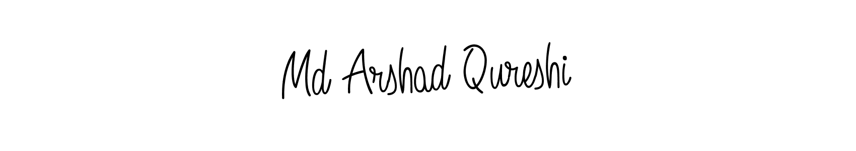 Design your own signature with our free online signature maker. With this signature software, you can create a handwritten (Angelique-Rose-font-FFP) signature for name Md Arshad Qureshi. Md Arshad Qureshi signature style 5 images and pictures png