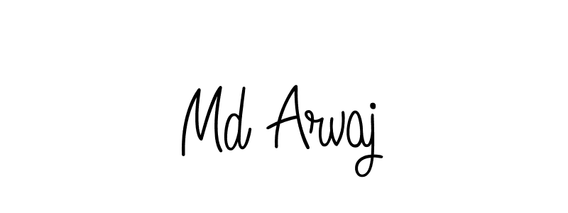 Make a short Md Arvaj signature style. Manage your documents anywhere anytime using Angelique-Rose-font-FFP. Create and add eSignatures, submit forms, share and send files easily. Md Arvaj signature style 5 images and pictures png