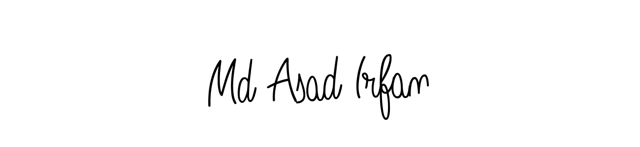 How to Draw Md Asad Irfan signature style? Angelique-Rose-font-FFP is a latest design signature styles for name Md Asad Irfan. Md Asad Irfan signature style 5 images and pictures png