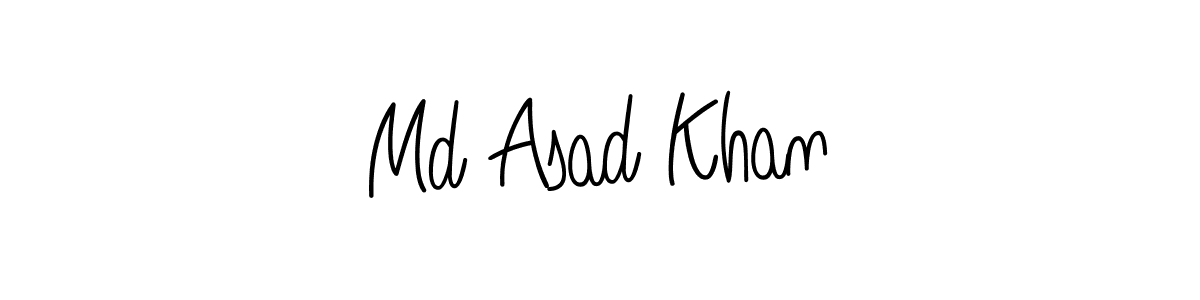 You can use this online signature creator to create a handwritten signature for the name Md Asad Khan. This is the best online autograph maker. Md Asad Khan signature style 5 images and pictures png