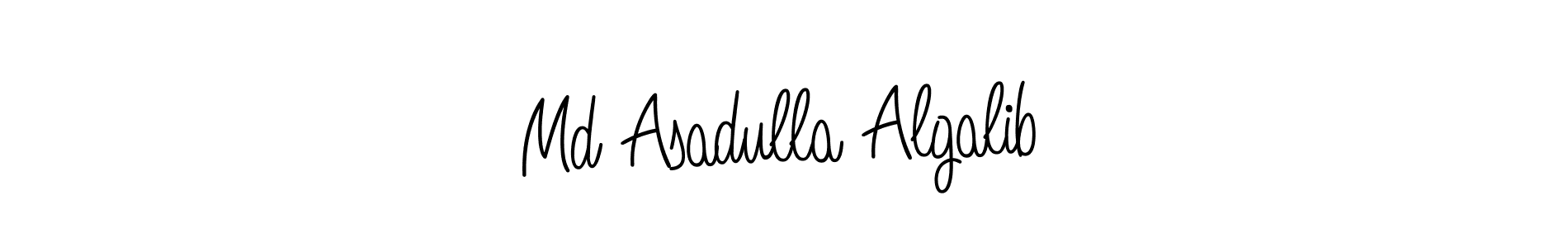 This is the best signature style for the Md Asadulla Algalib name. Also you like these signature font (Angelique-Rose-font-FFP). Mix name signature. Md Asadulla Algalib signature style 5 images and pictures png