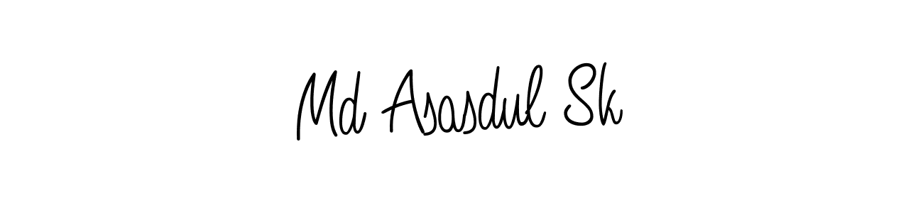 Make a beautiful signature design for name Md Asasdul Sk. With this signature (Angelique-Rose-font-FFP) style, you can create a handwritten signature for free. Md Asasdul Sk signature style 5 images and pictures png