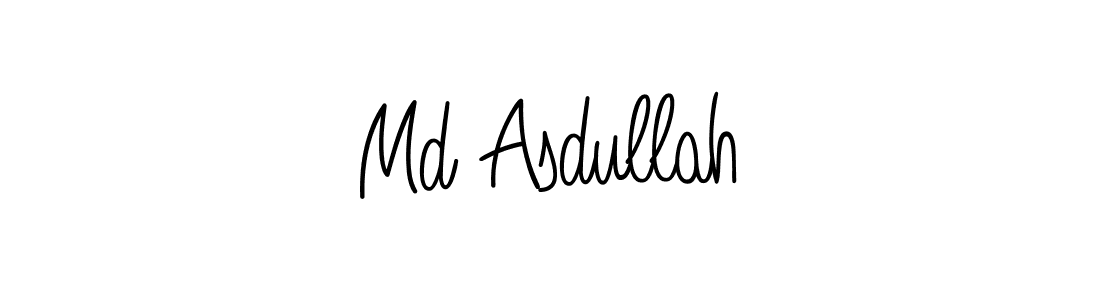 Make a short Md Asdullah signature style. Manage your documents anywhere anytime using Angelique-Rose-font-FFP. Create and add eSignatures, submit forms, share and send files easily. Md Asdullah signature style 5 images and pictures png