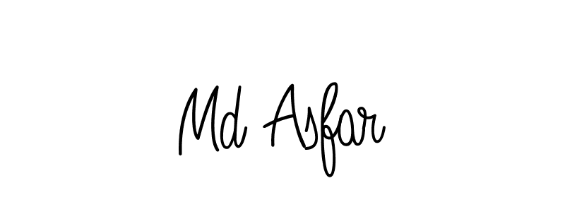 You should practise on your own different ways (Angelique-Rose-font-FFP) to write your name (Md Asfar) in signature. don't let someone else do it for you. Md Asfar signature style 5 images and pictures png